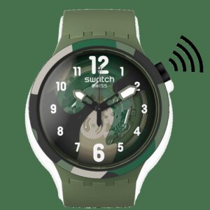 Swatch Look Right Thru Green Pay 47mm