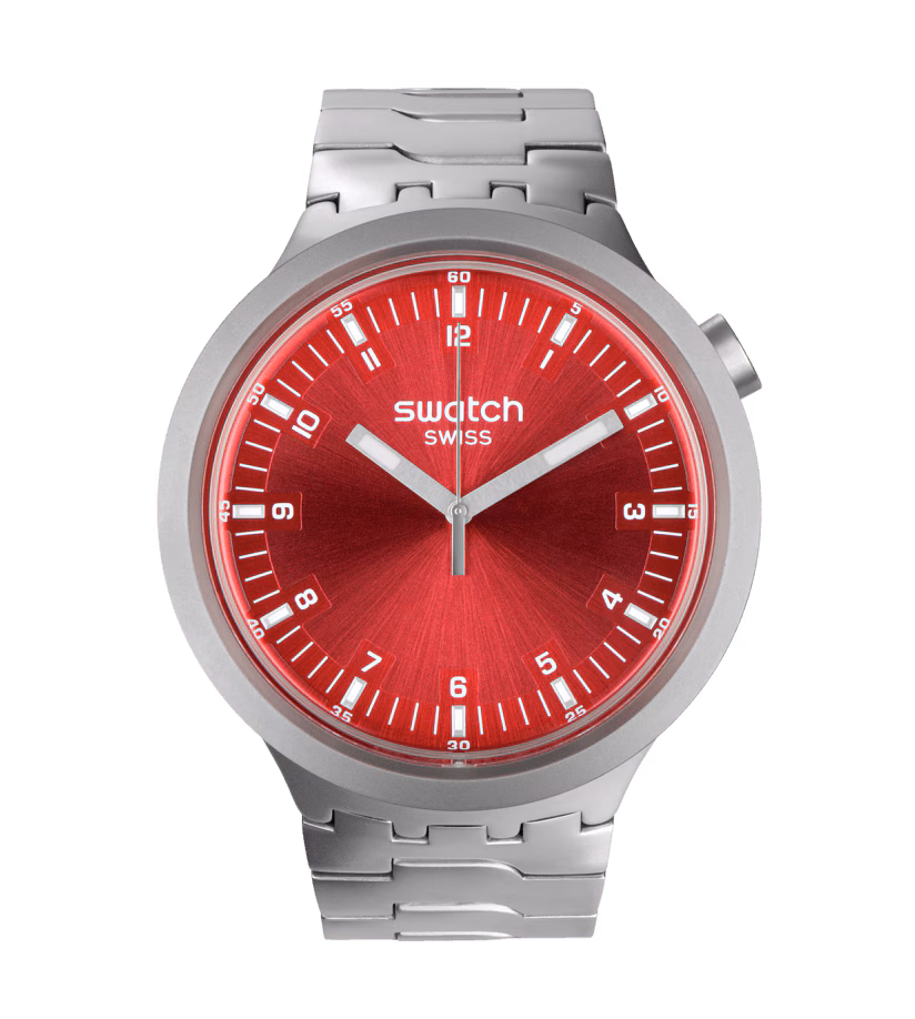 Swatch Big Bold Irony Scarlet Shimmer 47mm