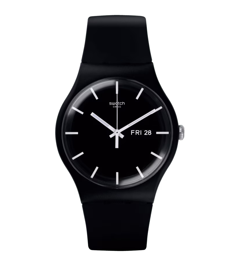 Swatch Power Tracking Mono Black 41mm