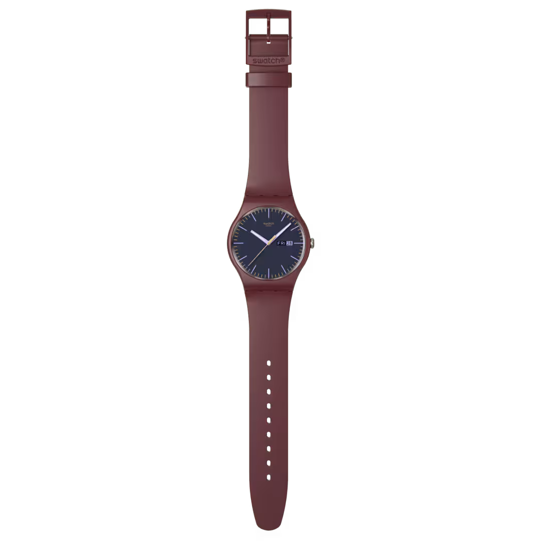 Swatch Essentials Burgundy Berry 41mm - immagine 3
