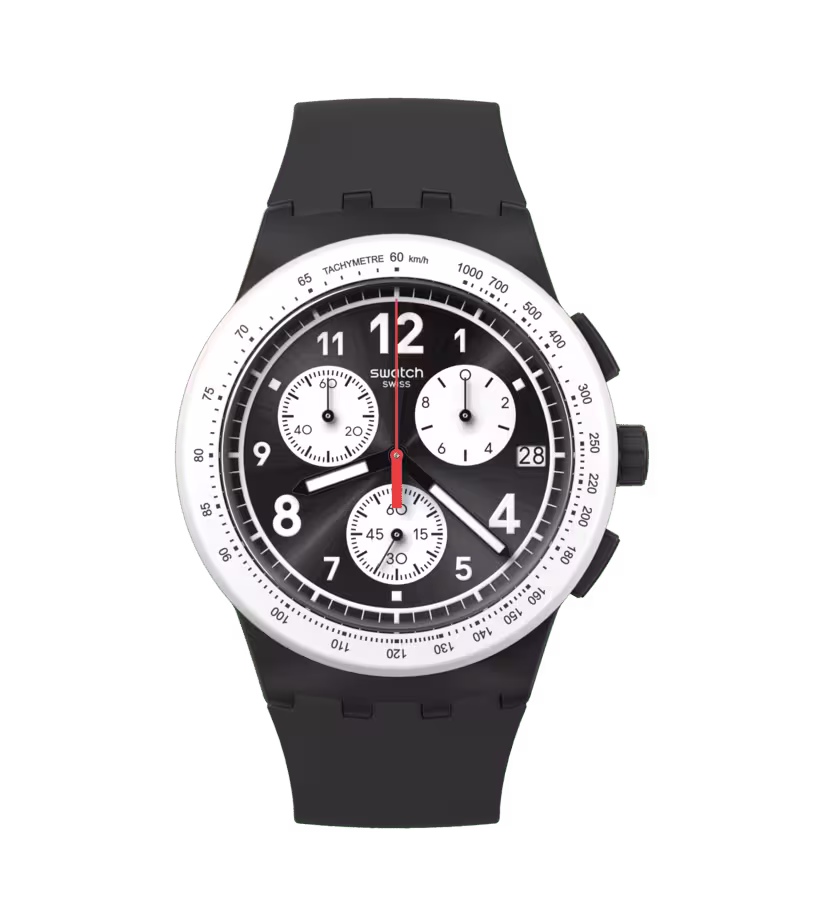 Swatch The November Collection Nothing Basic About Black 42mm