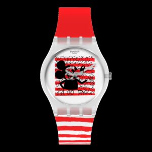 Swatch Mouse Marinière 34mm